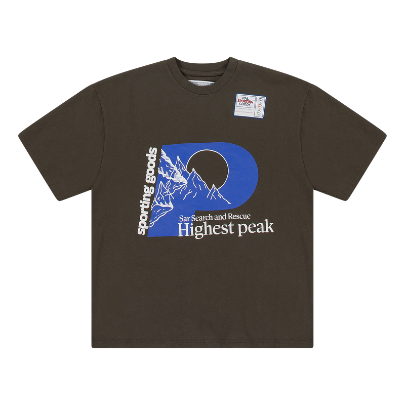 Highest Peak T-shirt Deep Brown