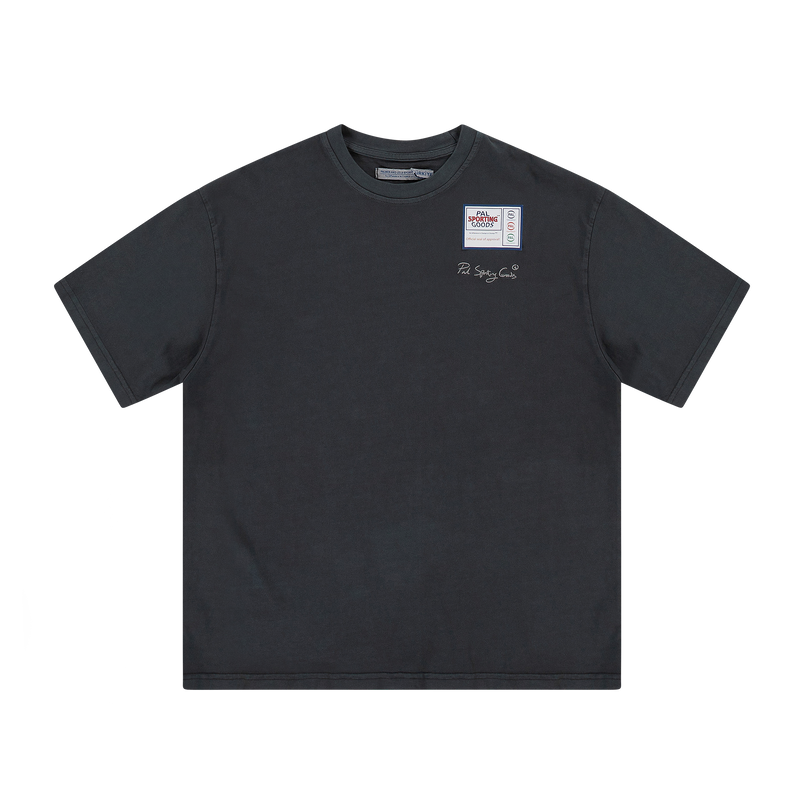 Signature Vintage Wash T-shirt Black caviar