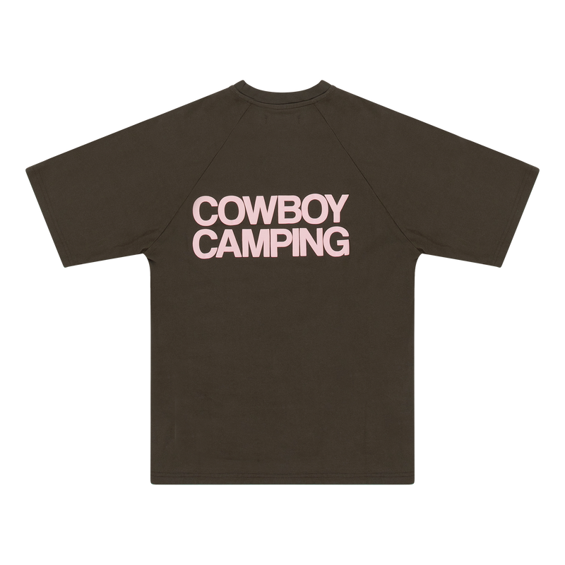 Cowboy Camping T-shirt Deep Brown