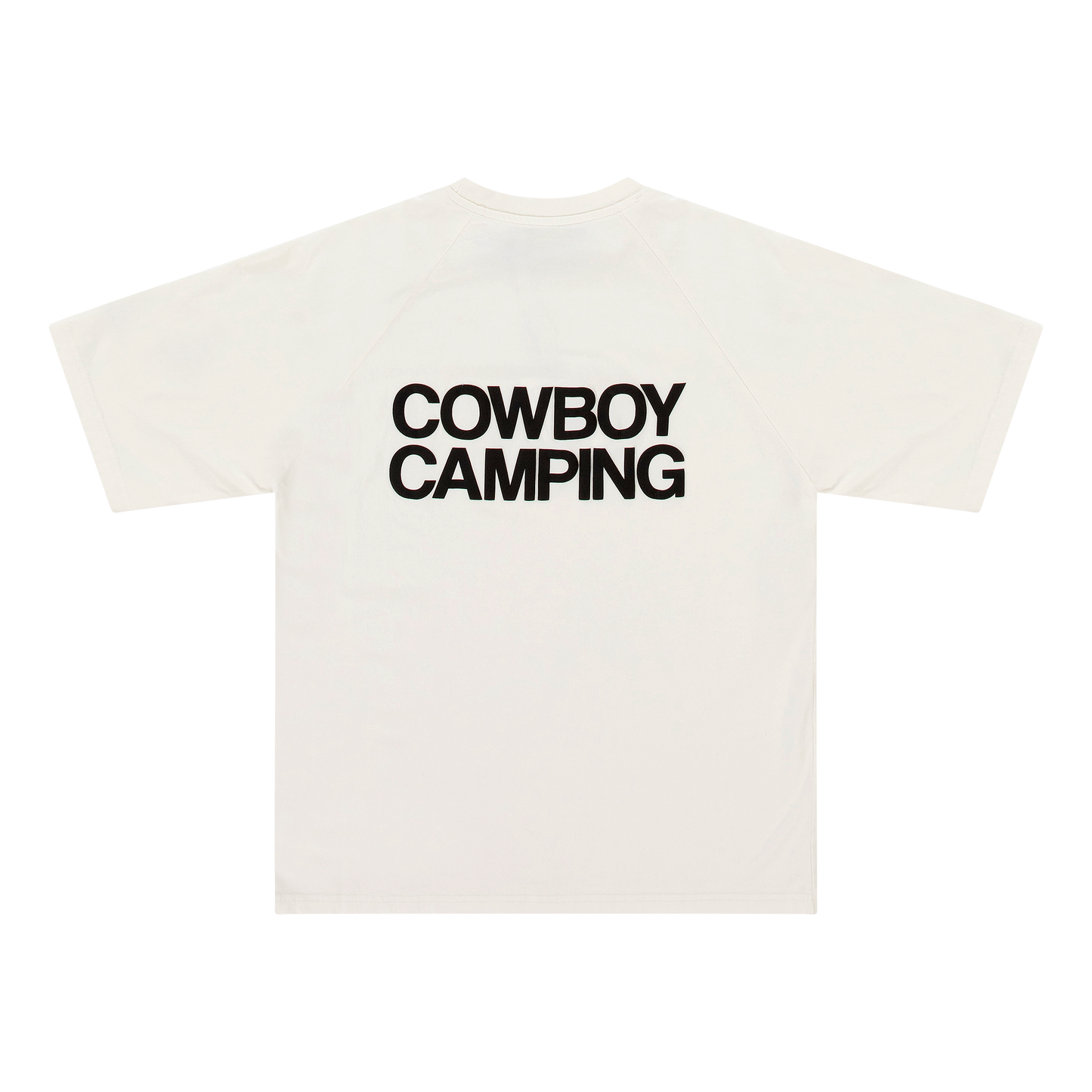 Cowboy Camping T-shirt Marshmallow