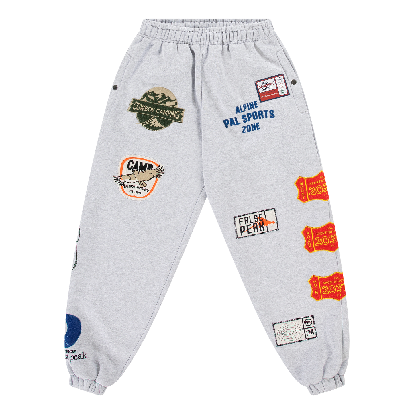 PAL Trial Hiking Collective Sweatpants Light gray Marl