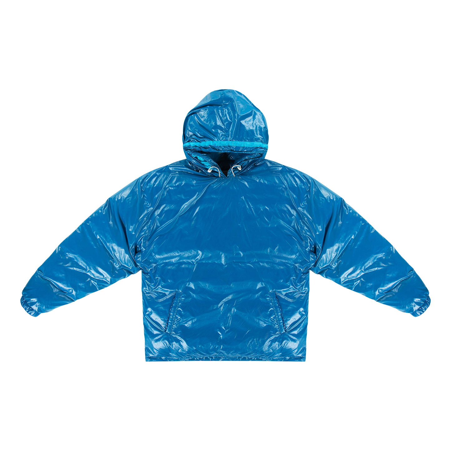 Camp Eagle Oversized Hoodie Blue