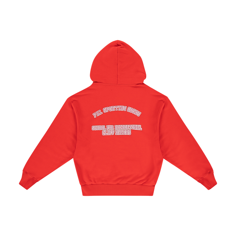 Cliff Divers School Hoodie Fiery Red