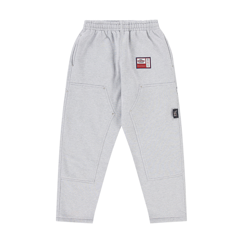 Verticale Leap Double Knee Sweatpants Light Gray Marl