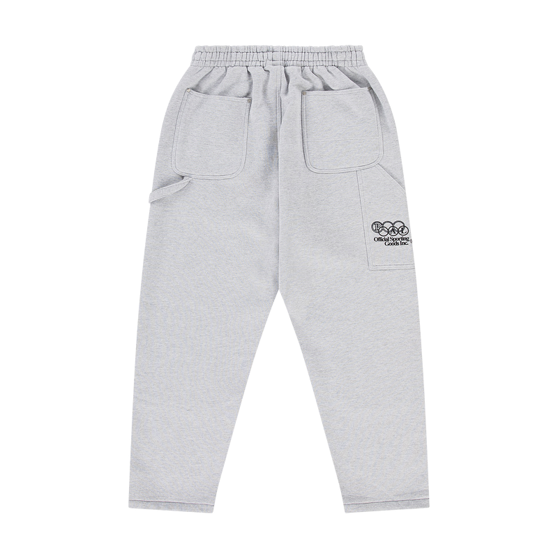 Verticale Leap Double Knee Sweatpants Light Gray Marl