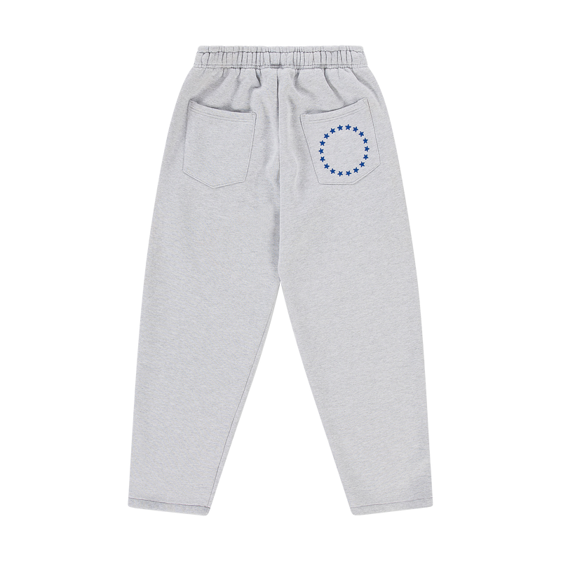 Wet Pass No Cuff Sweatpants Light Gray Marl