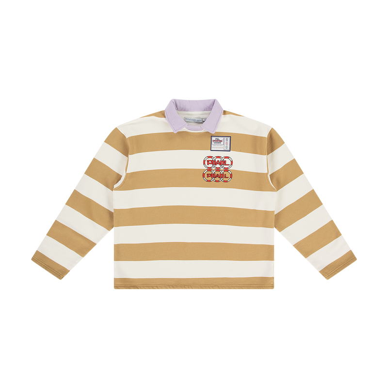 Drift Striped Longsleeve Striped Khaki