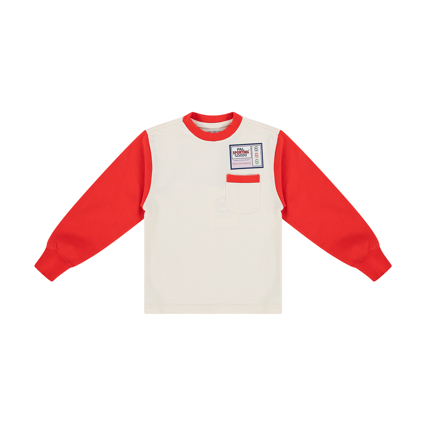 River Rats Kids Longsleeve Marshmallow Red