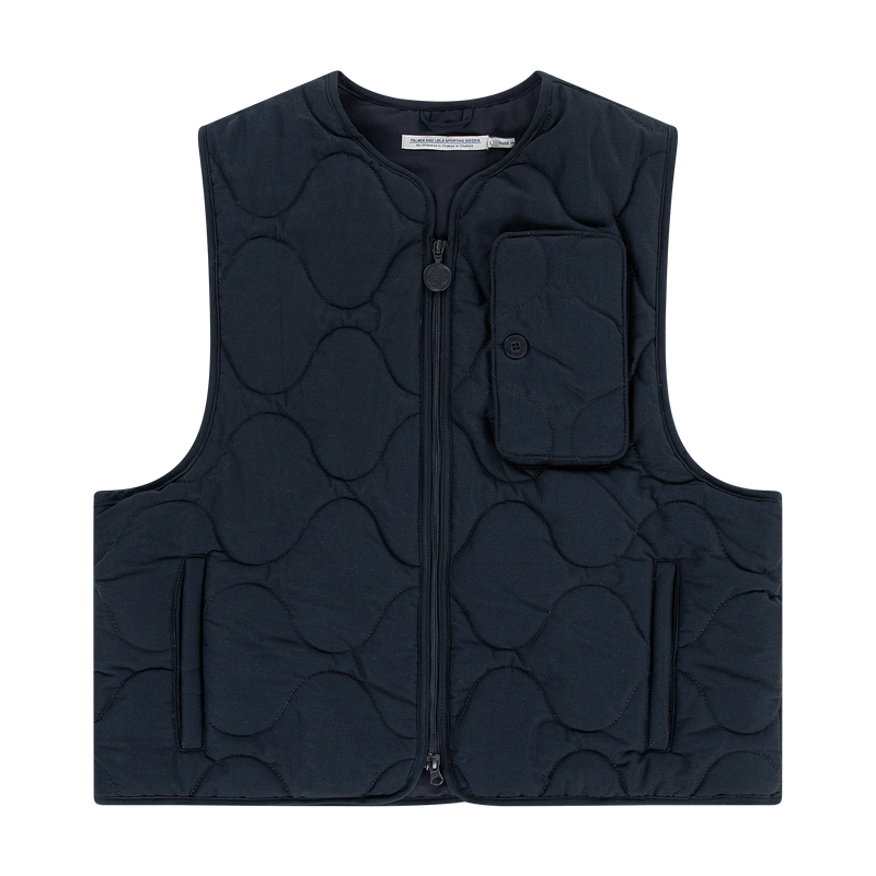 Club House Field Vest Faded Denim