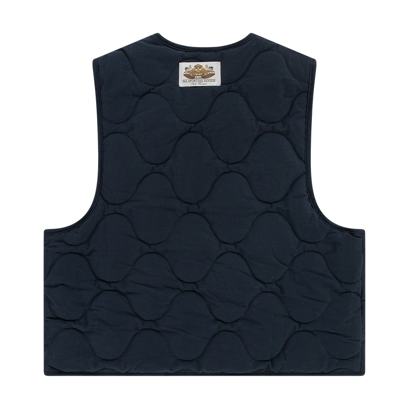 Club House Field Vest Faded Denim