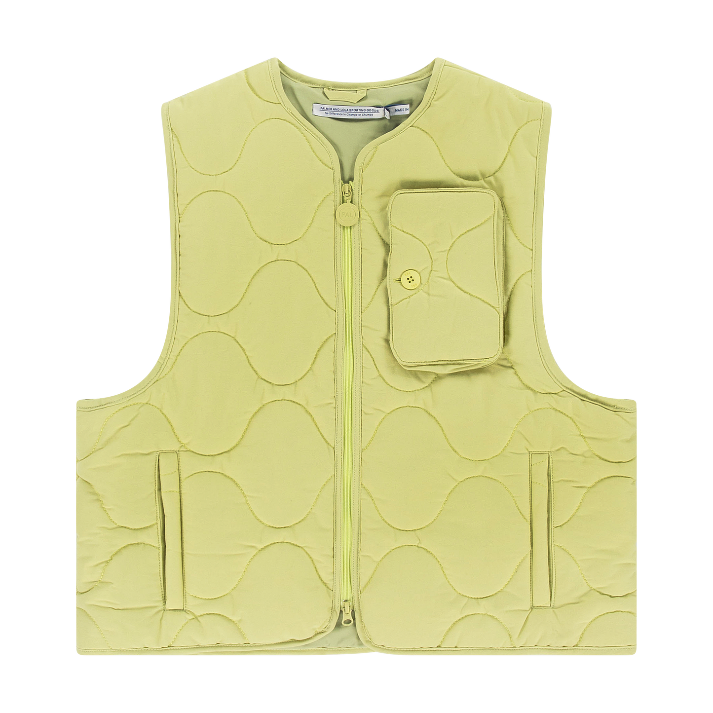 Club House Field Vest Yellow Pear