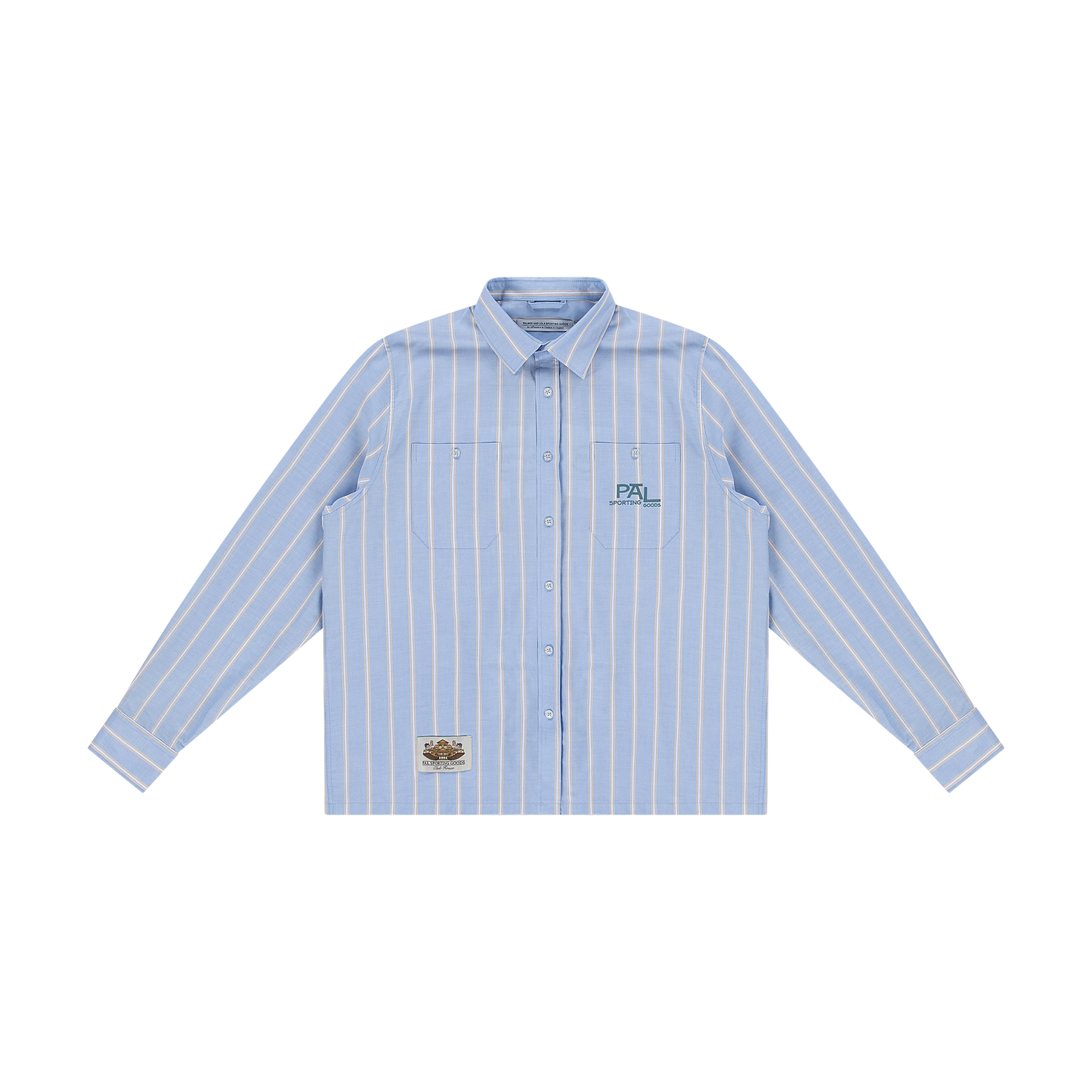 Ripple Oxford Shirt Striped Blue