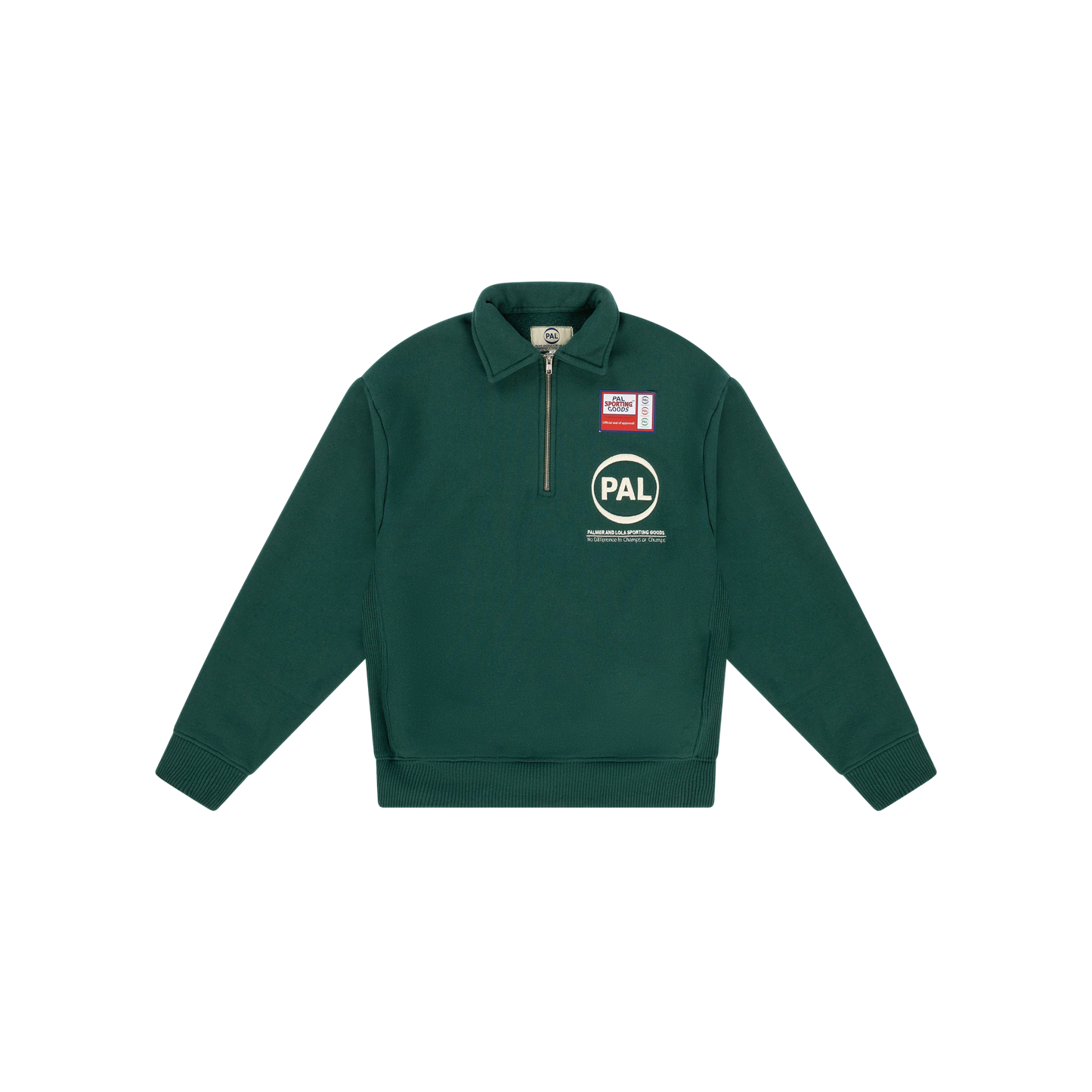 Company Half Zip Green